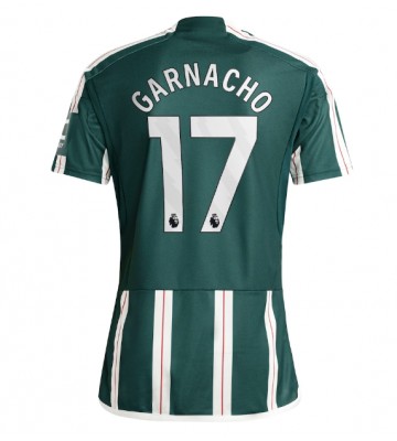 Manchester United Alejandro Garnacho #17 Segunda Equipación 2023-24 Manga Corta